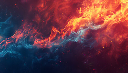 Fototapeta premium fire background