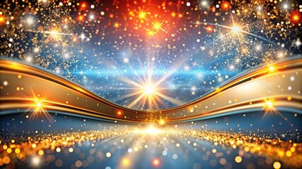 Fototapeta premium elegant shimmering and sparkling lines, abstract background