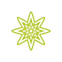 Round ornament modern decorative elements	
