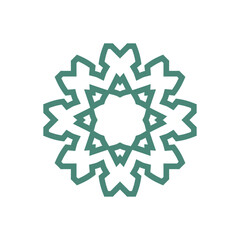 Round ornament modern decorative elements	
