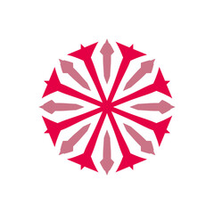 Round Ornament Pattern. Vintage decorative elements	
