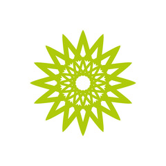 Round Ornament Pattern. Vintage decorative elements	
