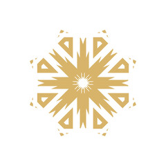 Round Ornament Pattern. Vintage decorative elements	
