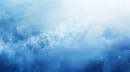 Blue Abstract Background with White Dots.