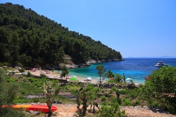 Fototapeta premium Pupnatska Luka beach in Korcula, Croatia