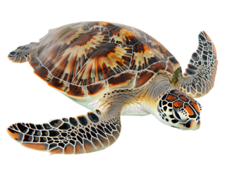 turtle isolated on Transparent Background