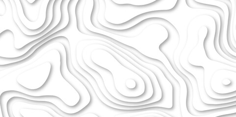 Abstract white papercut pattern background design .3d wave paper texture vector illustration .seamless fabric waves lines backdrop .
