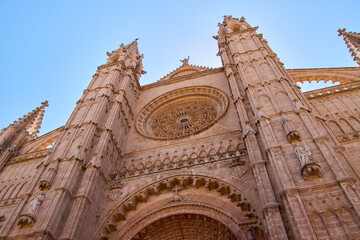 Reise nach Mallorca. Die Kahtedrale in Palma de Mallorca.