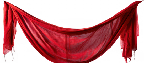 Large Red Hanging Cloth