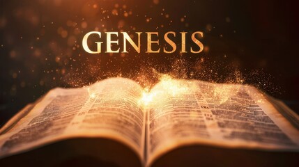 Genesis Illuminated by Divine Light: A Testament to God’s Creative Power and Majesty