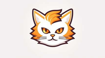 an orange and white cat 