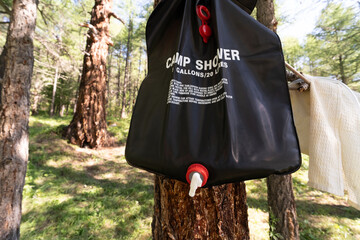 portable compact camping shower