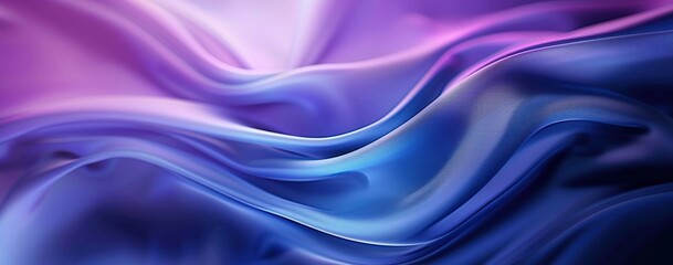 Obraz premium Abstract Purple and Blue Draped Fabric