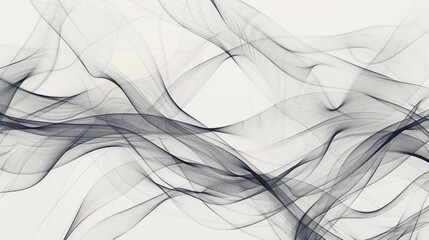 Abstract Black And White Swirls.