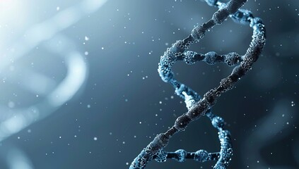 DNA Strand in the Light