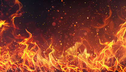 Fototapeta premium fire background