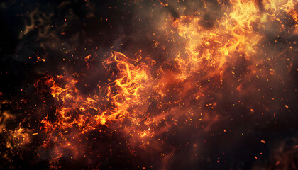 Fototapeta premium fire background