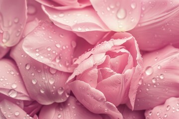 Fototapeta premium Close-up of a pink magnolia flower. Beautiful simple AI generated image in 4K, unique.