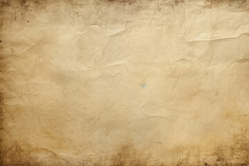 Processed collage of ancient scroll sheet of brown aged paper texture. Background for banner