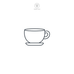 Coffee Cup icon theme symbol vector illustration isolated on white background