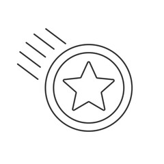 Fototapeta premium Loyalty program icon, bonus program for customers, isolated on a white background