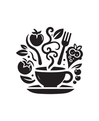 vector food vector art,graphics foods icons set,vintage illustration food clipart,vector foods flat style artwork design.