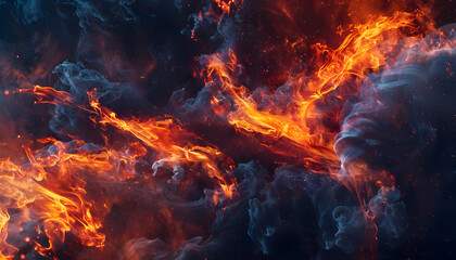 Fototapeta premium fire background