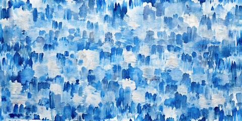 Watercolor Texture - Seamless Pattern in Blue Chambray Shade for Creating Unique Backgrounds
