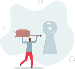 Air travel and tourism hope to return after COVID-19 Coronavirus outbreak concept.flat design.illustration with people.