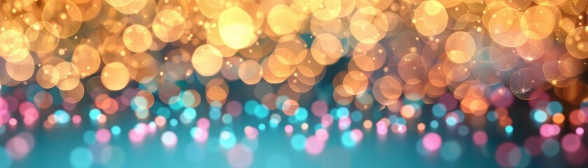 Obraz premium Abstract background with blurred colorful lights.