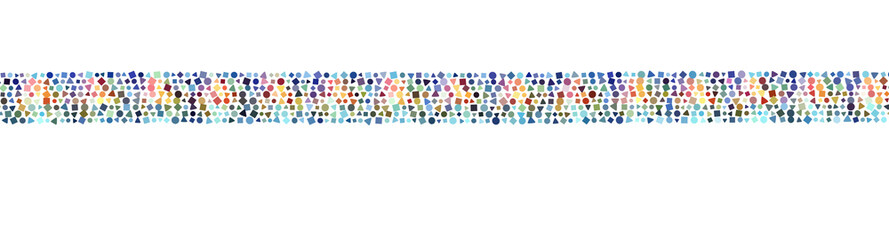 Multicolored stripe. Spots texture, multicolor dots striped pattern. Vintage color print. Png