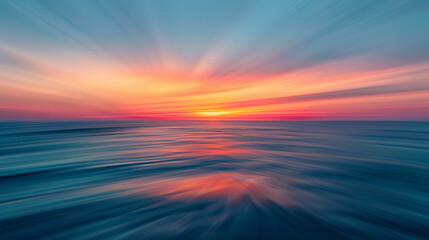 Obraz premium Beautiful sunset blur background. sunset sky Nature background, sunset in the clouds. 