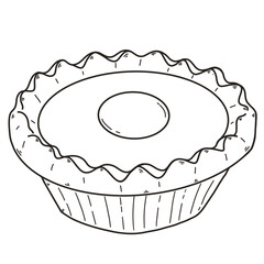 Tart Black and White Hand Drawn 