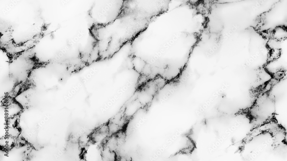 Poster white and black marble seamless texture surface for design and graphics, marble stone table surface top view close up with high quality marble pattern texture background