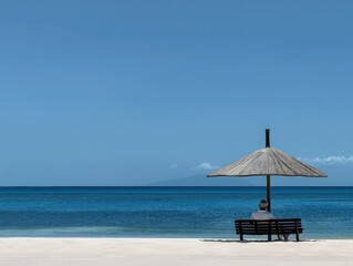Fototapeta premium Tranquility on a Tropical Beach