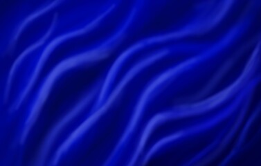 Obraz premium Blue silk fabric background