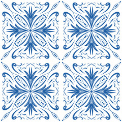 Fototapeta premium tiles floral design elements. Seamless patterns, seamless borders, circle frame. Beautiful for any plain and chic elegance designs and wallpaper