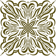 tiles floral design elements. Seamless patterns, seamless borders, circle frame. Beautiful for any plain and chic elegance designs and wallpaper