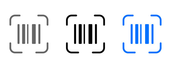 Obraz premium Barcode scanner icon. Scan QR Code symbol.