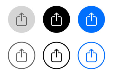 Set of share icon. Link button sign. Url symbol. Share arrow icon. Connect button.