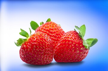 Red tasty fresh ripe sweet strawberries