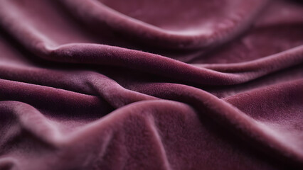 Obraz premium Macro Shot of Velvet Fabric, Highlighting Soft and Plush Texture
