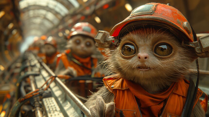 Funny gnome builders