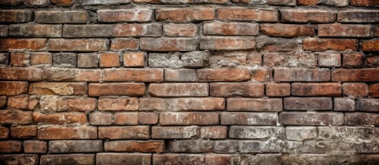 Fototapeta premium Weathered Brick Wall Texture