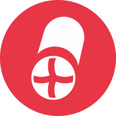 Wood glyph circle icon