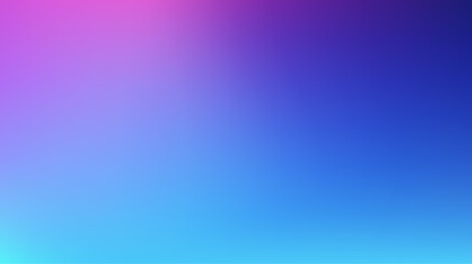 A blue gradient background with purple and cyan