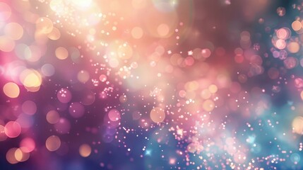 Abstract blurred background with bokeh effect for kids photoshoot theme