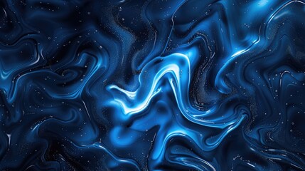 Obraz premium Abstract water background with dark blue fluid forms