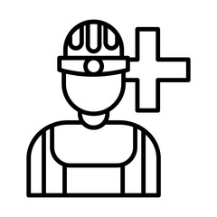 Industrial Safety line icon