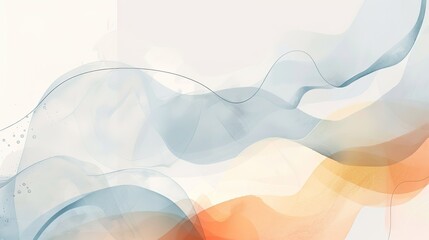 Abstract background with lines, waves